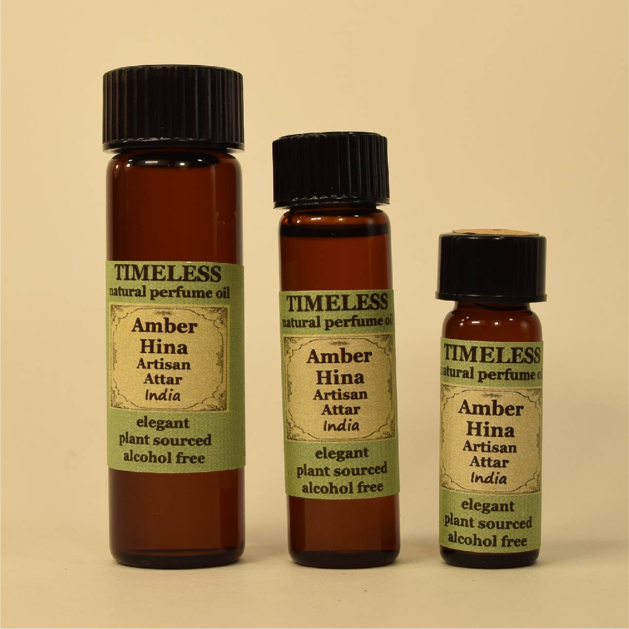 TIMELESS Amber Hina Attar, distinctive oriental fragrance, reduces