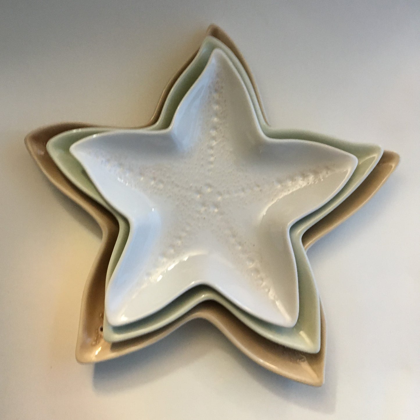 Starfish Plates - 3 Nesting Plates