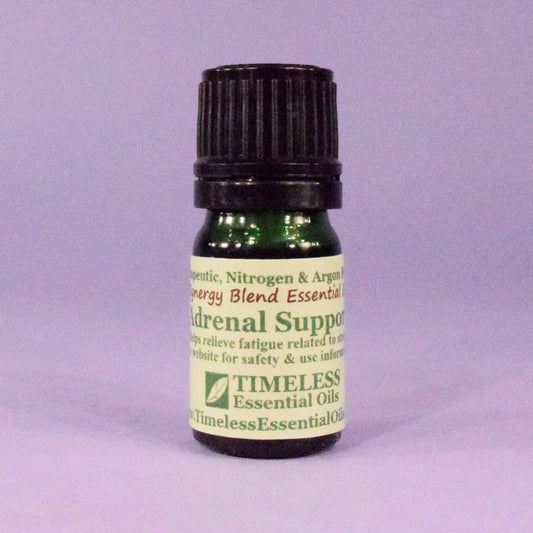 TIMELESS Adrenal Support Synergy Blend helps relieve fatigue related to stress.