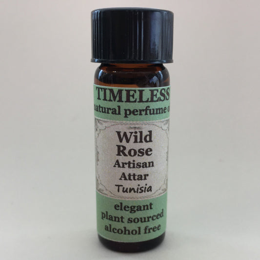 TIMELESS Wild Rose Attar is sweet, seductive, and suggests a bit of mystery.