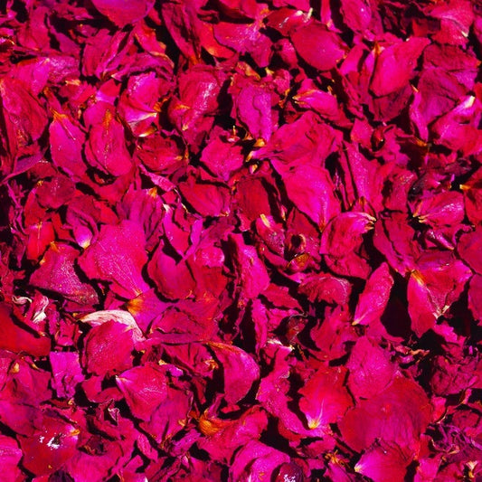 Rose Petals, Dried, Organic