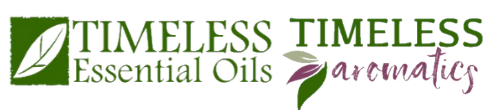 TIMELESS Essential Oils / TIMELESS Aromatics  logos