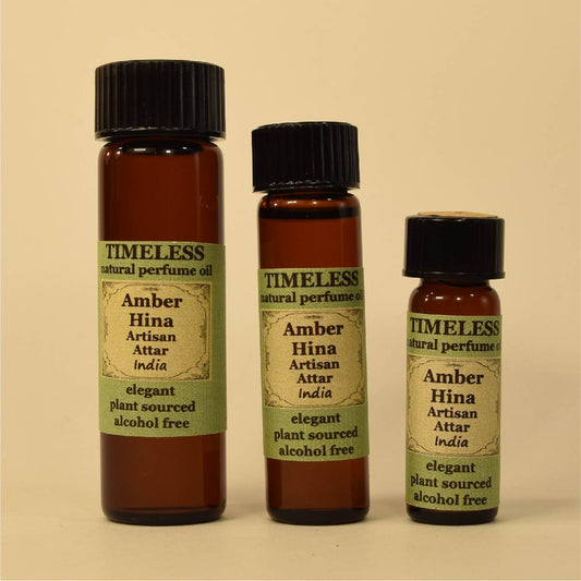TIMELESS Amber Hina Attar reduces stress and promotes a sense of wellbeing. 
