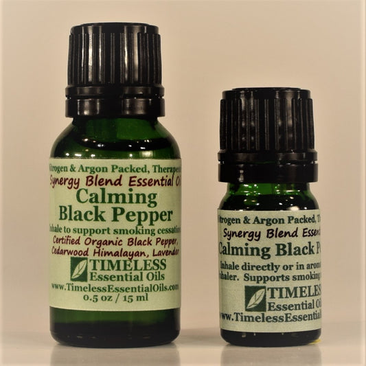 Calming Black Pepper Synergy Blend for Smoking Cessation