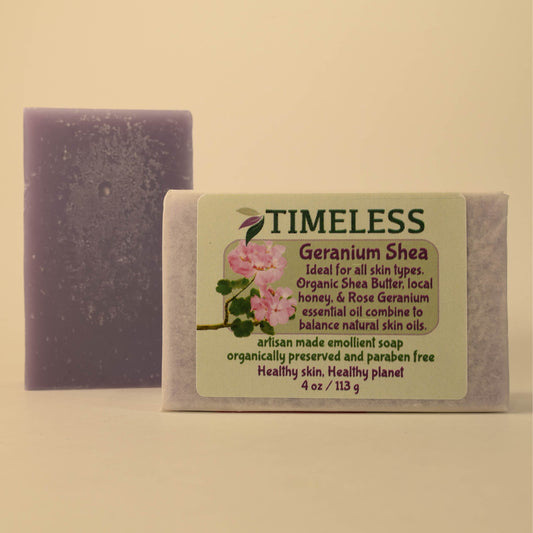 Organic Shea Butter Soap - Geranium Rose