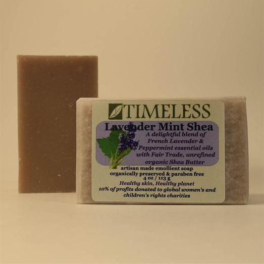 Organic Shea Butter Bar Soap - Lavender Mint