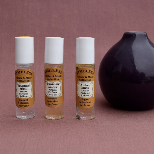 Botanical Perfume Roll-on Collection - Ambers & Musks