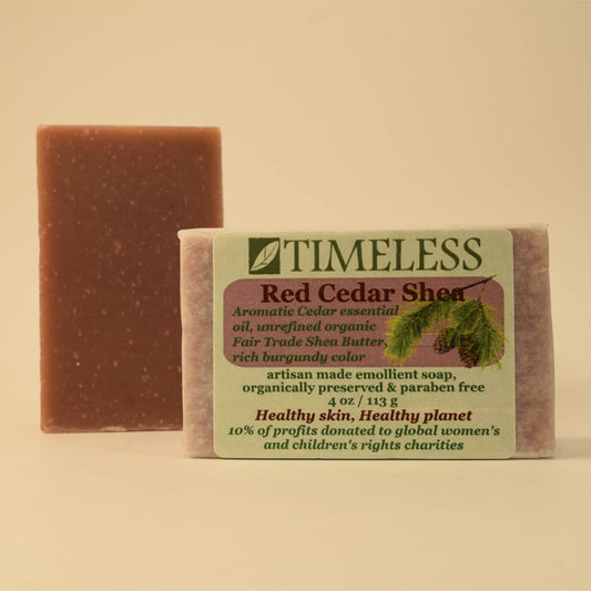 Organic Shea Butter Bar Soap - Red Cedar