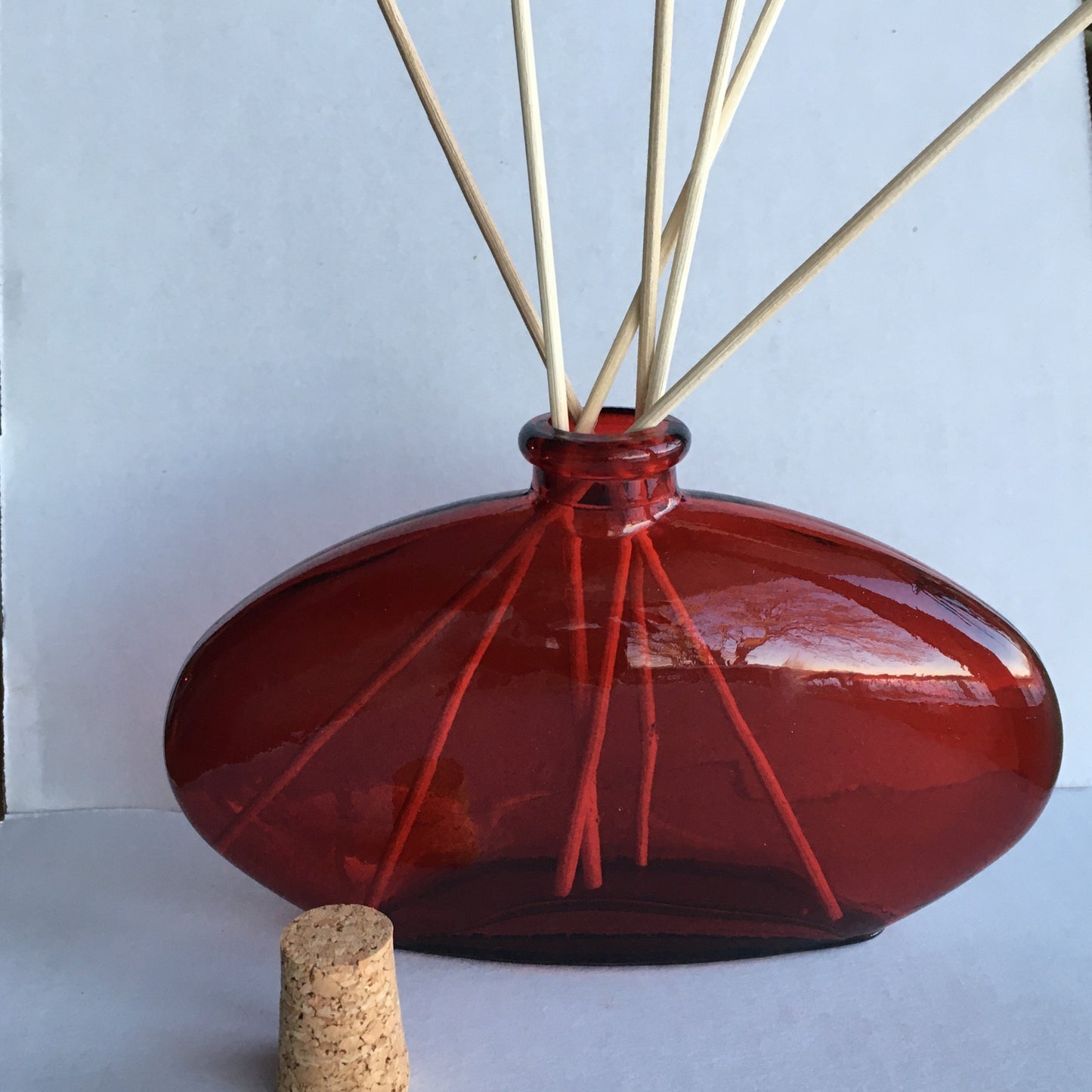 Recycled Glass Reed Diffuser (Egyptian Oval)
