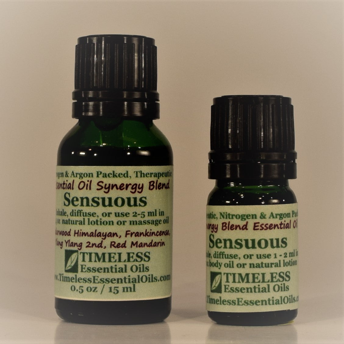 TIMELESS Essential Oils Sensuous Synergy Blend promotes exploration of the sensual self and helps connect with others on a physical and emotional level.
