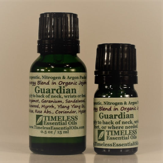 TIMELESS Guardian essential oil blend helps protect against negative energy and promotes feelings of safety. 