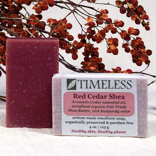 Organic Shea Butter Bar Soap - Red Cedar